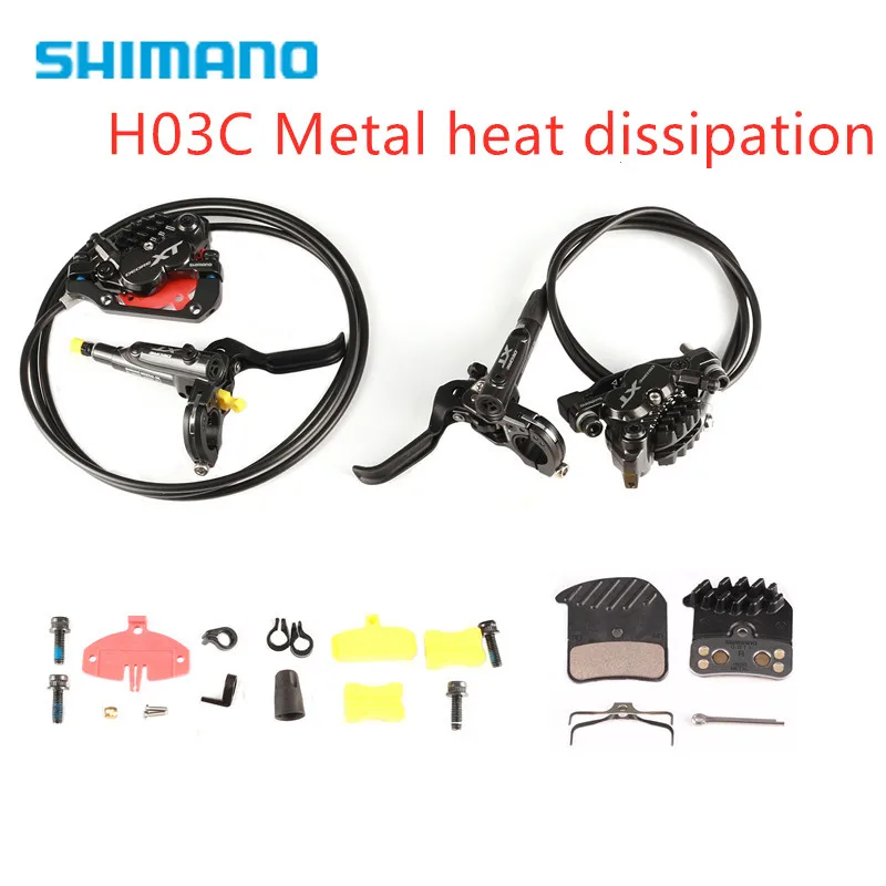 Shimano Deore XT BR-M8020 4 поршневой Тормоз MTB Горный дисковый тормоз гидравлический передний и задний комплект M8020 тормоз лучше, чем M8000 - Цвет: H03C brake pad