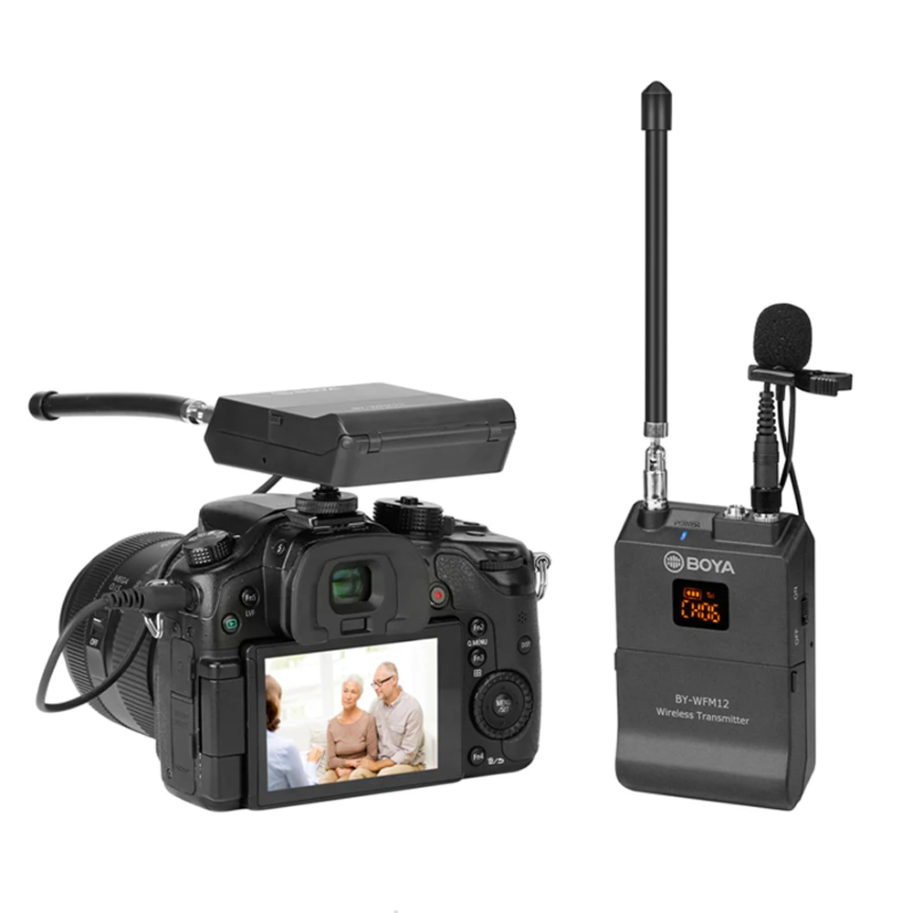 

Wireless Lavalier Microphone for iPhone HUAWEI DSLR Camera Camcorder PC Youtube Interview Vlog Live Stream Video Recording Mic