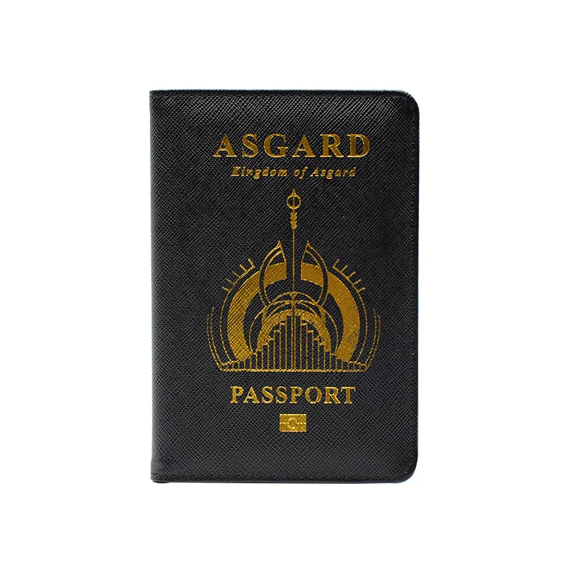 Обложка для паспорта HEQUN Wakanda унисекс RFID Блокировка мужской держатель кошелек