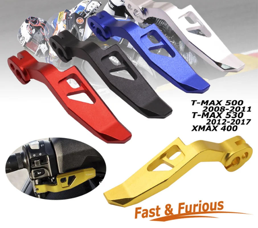 

1PC Motorcycle Accessories CNC Aluminum Parking Brake Lever For YAMAHA TMAX 500 2008-11 T-MAX 530 T MAX 530 2012-2015 XP500、530