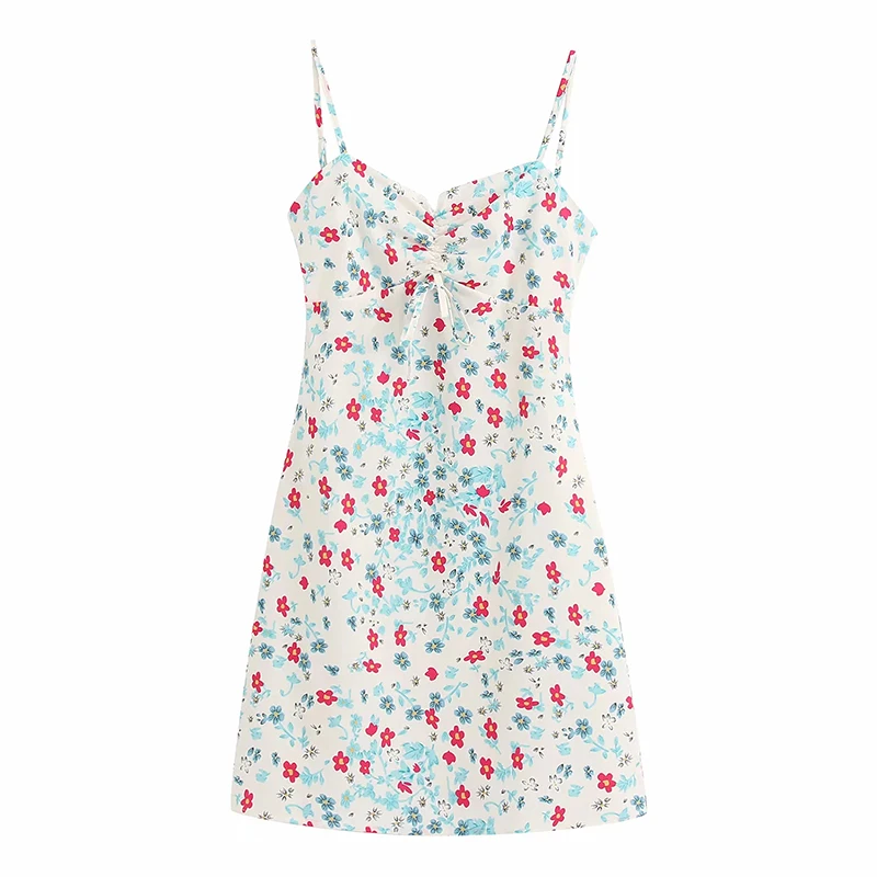 Женское платье без рукавов Klacwaya разноцветное мини с открытой спиной модель 2020|Женские платья| |