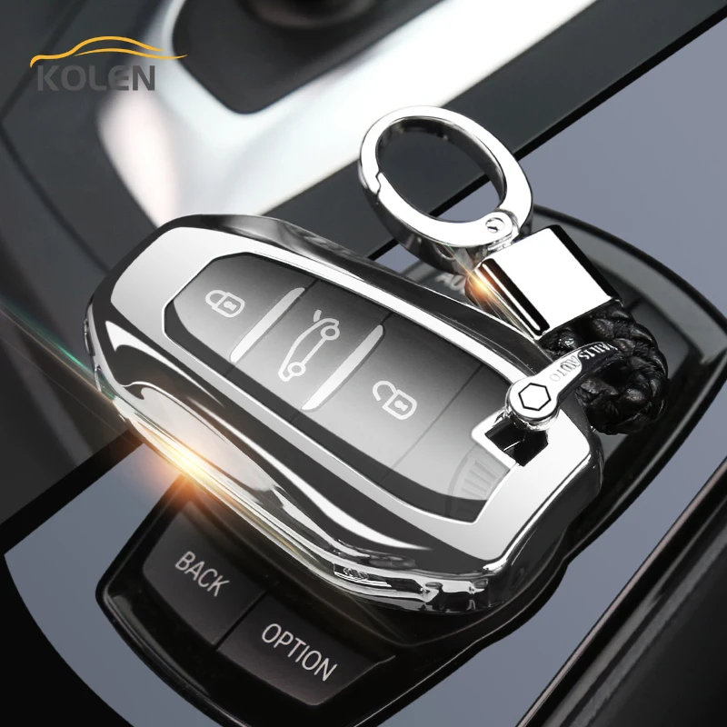 TPU Car Remote Key Case Cover Shell For Peugeot 308 408 508 2008 3008 4008 5008 For Citroen C4 C6 C3-XR Picasso DS Accessories