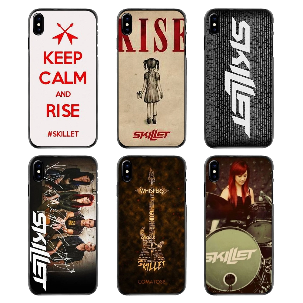 Бренд Skillet рок логотип Джон Купер постер кожаный чехол для телефона Iphone 4 4s 5 5S 5C SE 6