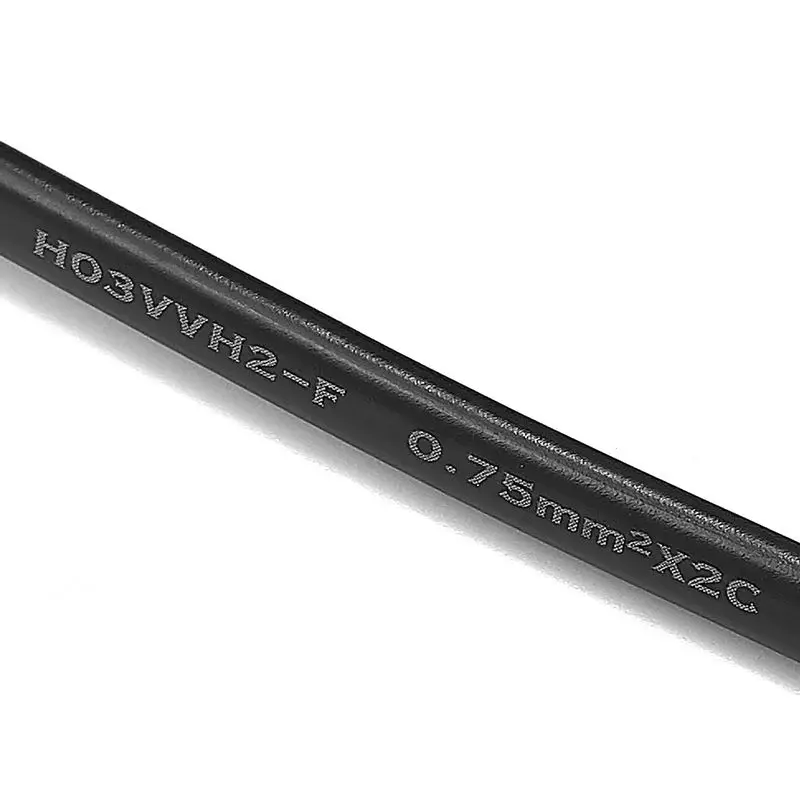 ЕС шнур питания 1 м 5 3 0 75 мм2 220 В свиной хвост Электрический кабель евро вилка для