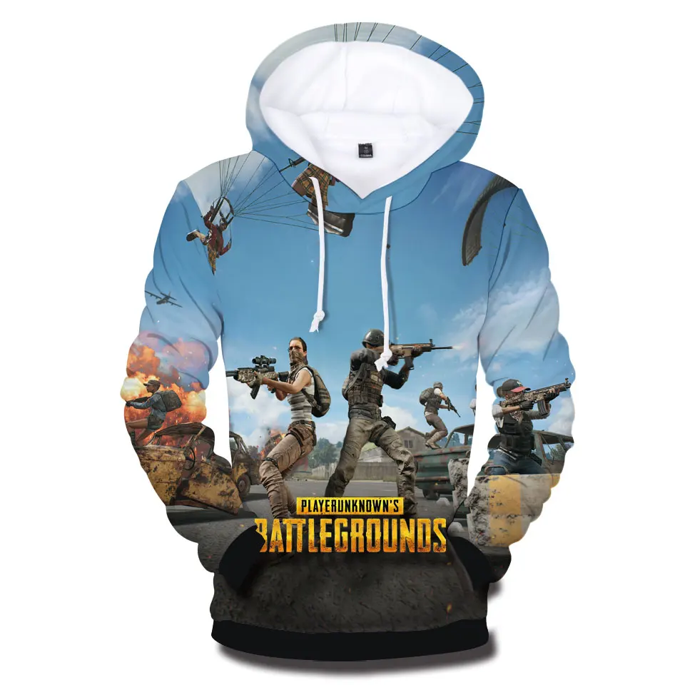 Aikooki новые PUBG 3D толстовки для мужчин/женщин модные популярные игровые игры на