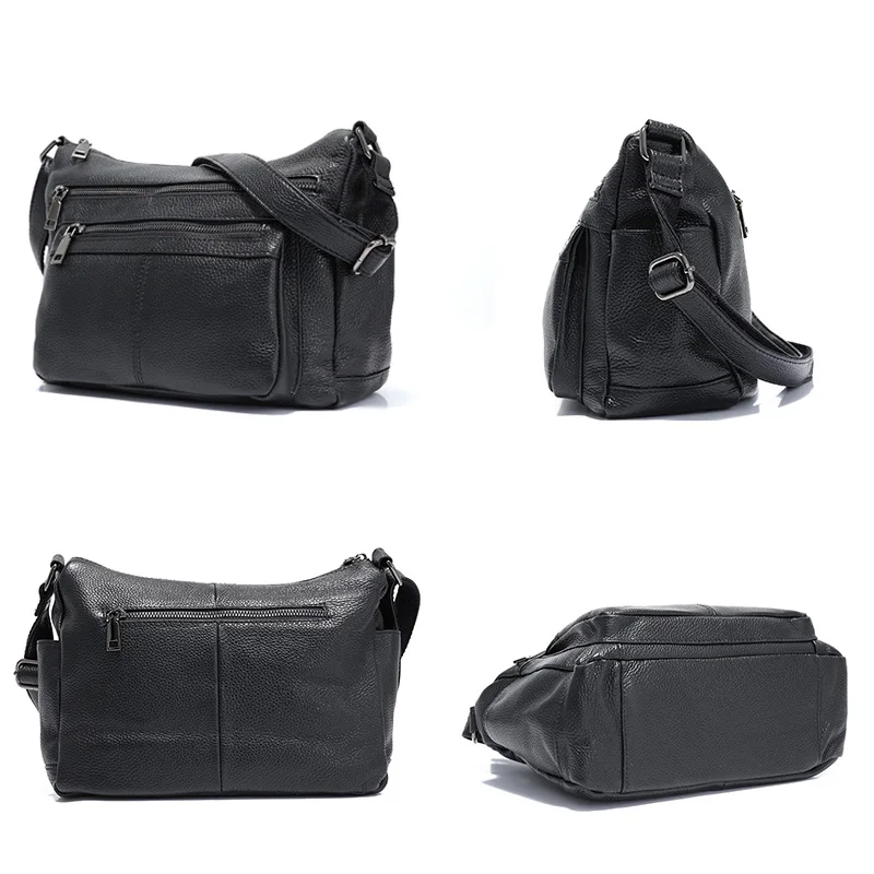 Сумка на плечо Zency женская из 100% натуральной кожи саквояж большой вместимости