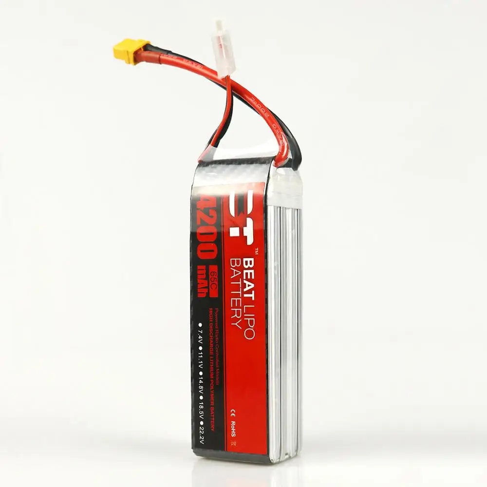 Аккумулятор Beat LIPO 2S 3S 4S 6S 4200 мАч 65C 7 4 В 11 1 14 8 в 22 2 аккумулятор Lipo для FPV гоночного