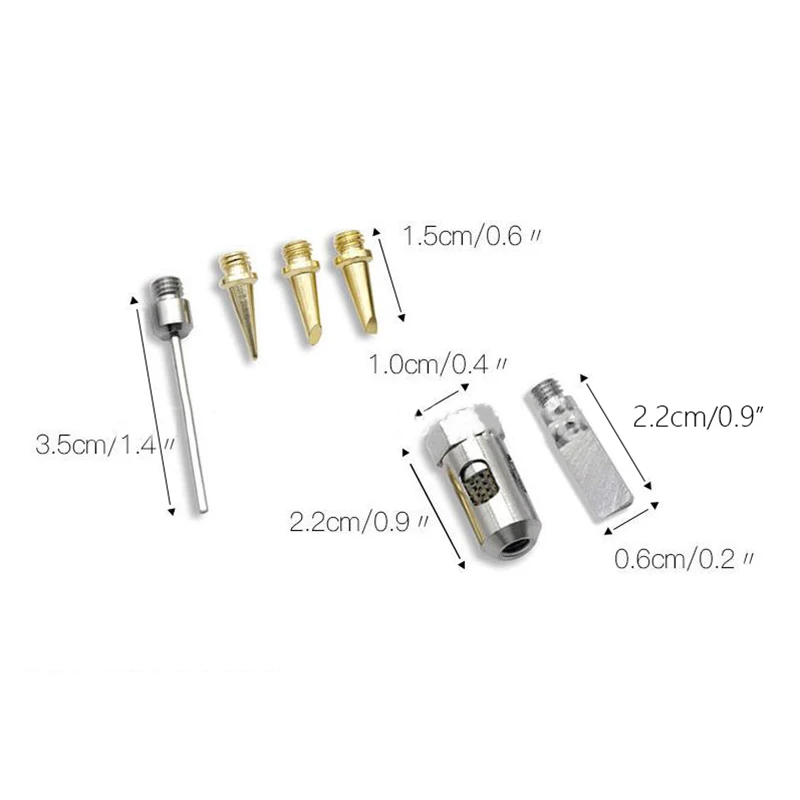 6 шт. наконечники для газовой пайки пламени Бутана + наконечник газового