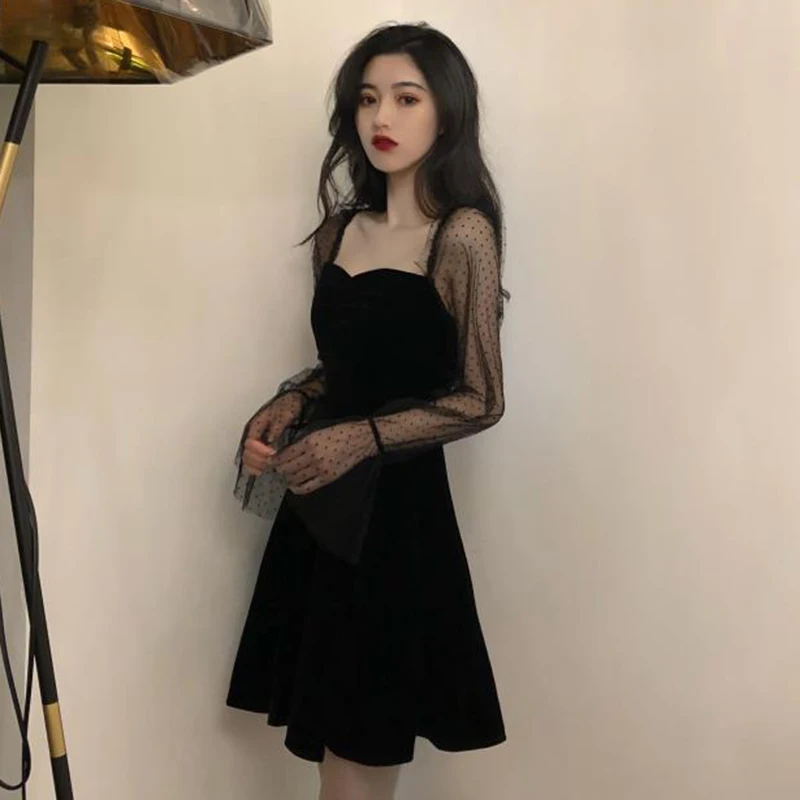 

Women's clothes new retro tulle dress dress for women