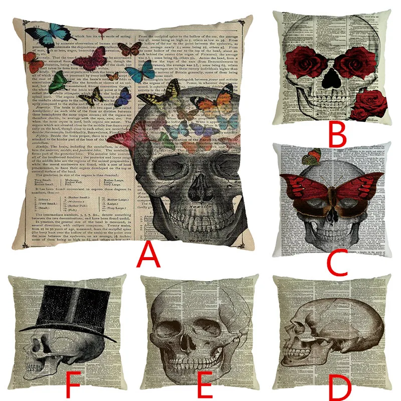 Чехол для Хэллоуина модель украшения дома накидка на талию чехол дивана льняная