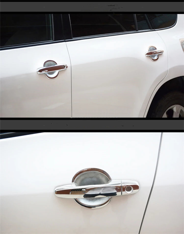 Подходит для Toyota RAV4 XA30 2006 2012 ABS Хромированная ручка крышка чаши отделка дверных