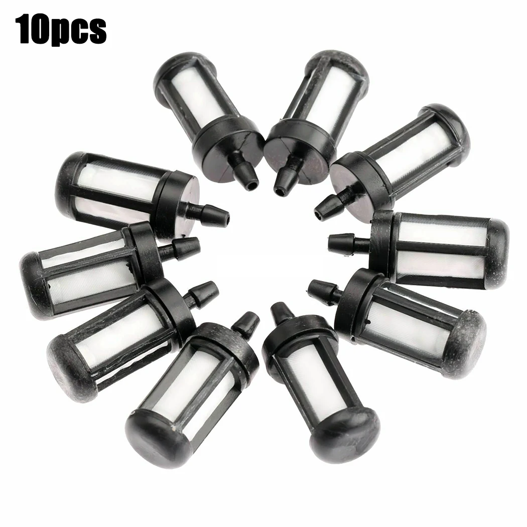 

10pcs Trimmer Brush Cutter Fuel Hose Pipe Filter For ZAMA STIHL POULAN HUSQVARNA Fuel Filters Replacement Accessories