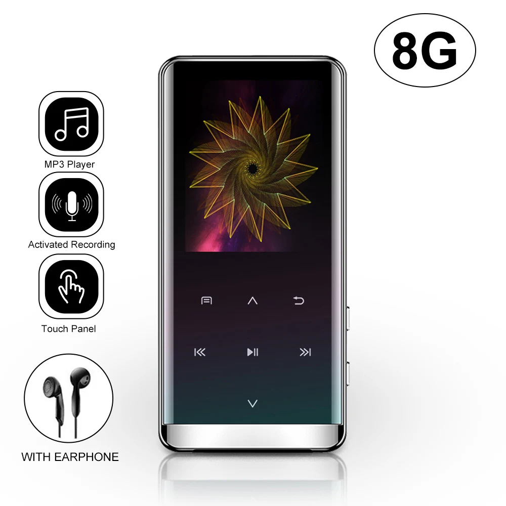 Mp3 плеер JNN M13 4 3 дюймовый TFT дисплей сенсорная кнопка MP3 Bluetooth портативный цифровой