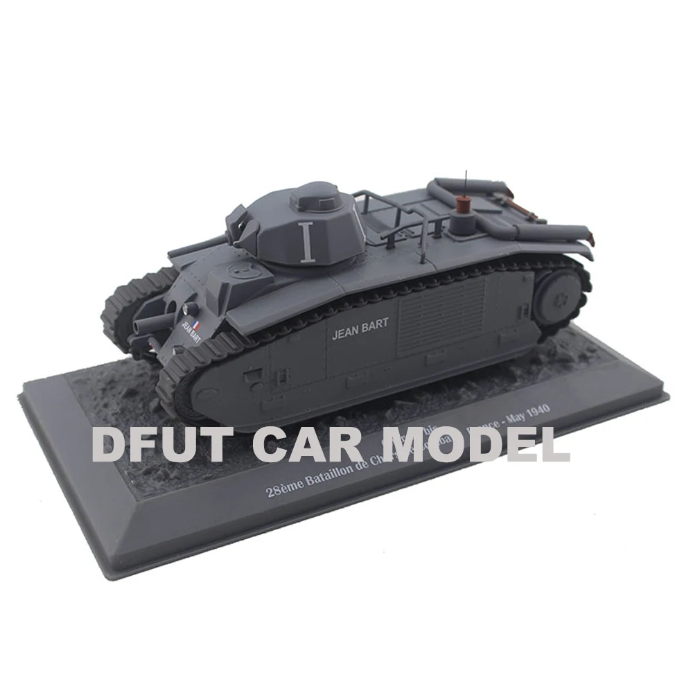1:43 игрушка из сплава танк Второй мировой войны B1 bis Land force модель детского