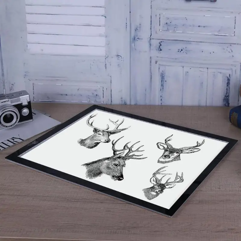 Графический планшет A3 A4 A5 светодиодный для рисования тонкий художественный