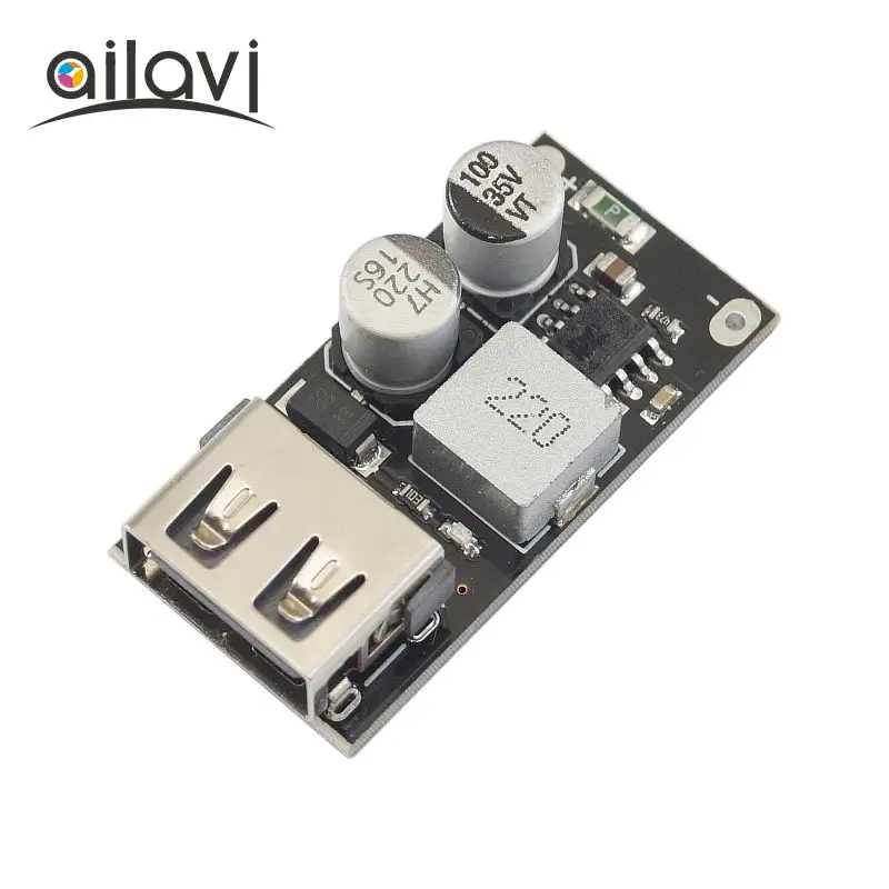 10 шт. DC-DC модуль питания 6V-32V12V24V к QC3.0 Быстрая зарядка один usb зарядка конвертер доска для iPhone huawei FCP