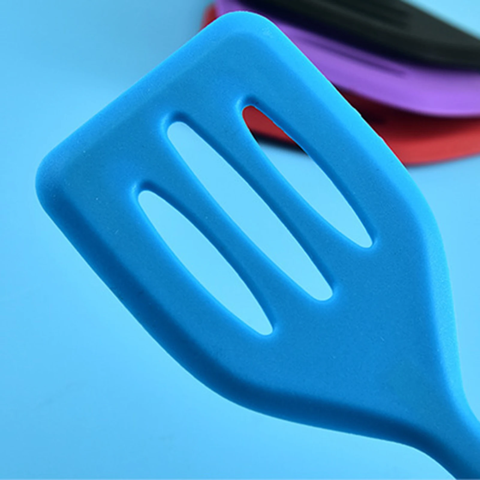 1Pc Silicone Slotted Turner Kitchen Cooking Tools Non-Stick Spatula Pancakes Frying Pan Shovel Utensils | Дом и сад