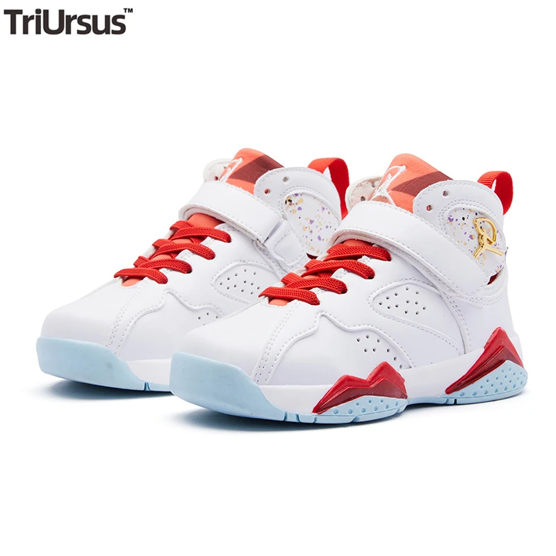 

Boys Basketball Shoes Children's High Top Outdoor Basket Sport Shoes Toddler Boy Shoes Soft Sole Breathable Fashion Sneakers