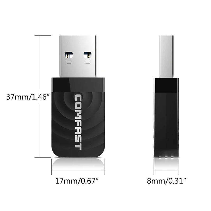 

11UB 1300M Dual-Band 2.4G/5.8G Wireless AC Network Card 1300m Usb Wifi Network Card
