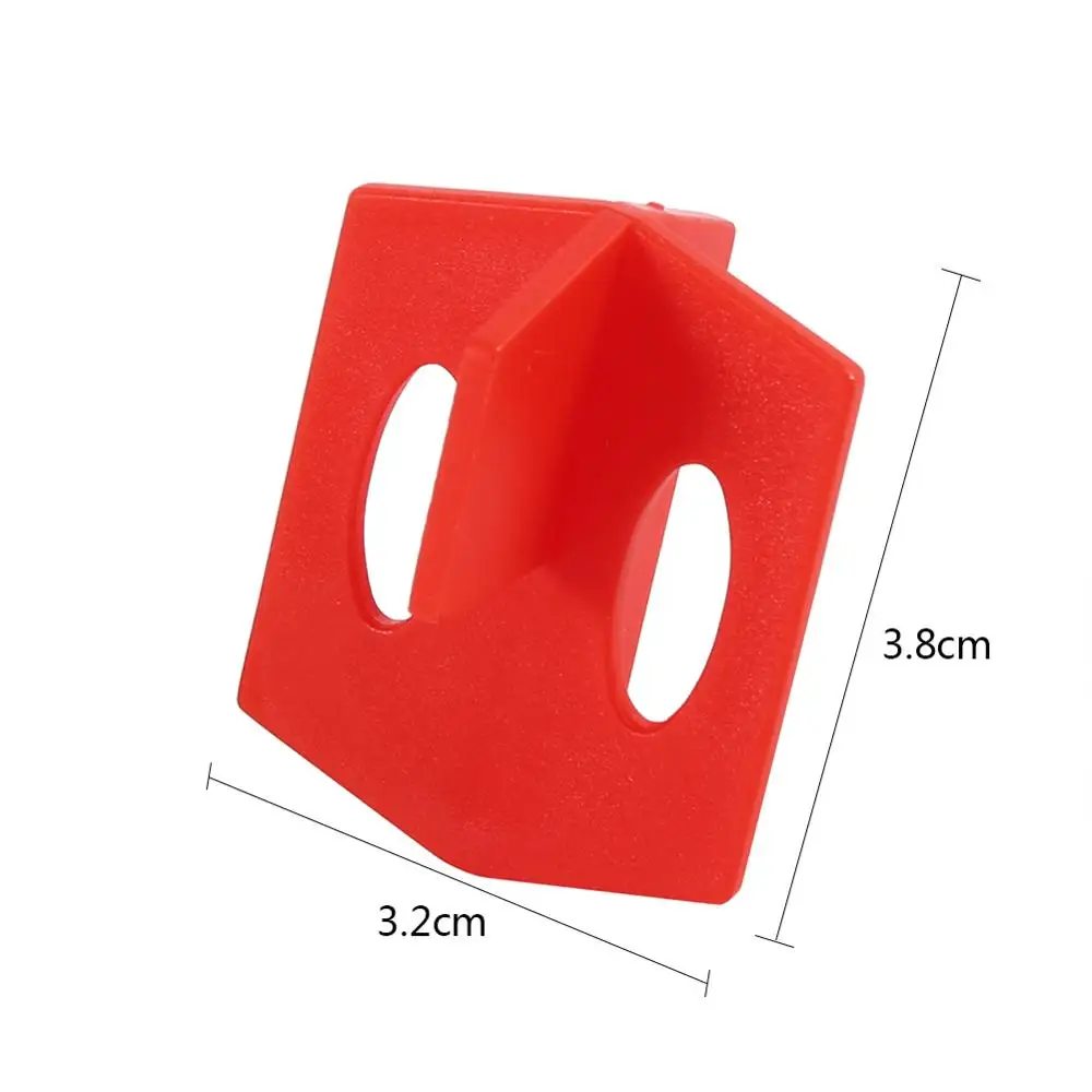 50 шт./компл. 1/16 ''выравнивания плитки Системы красный 3 боковых распорку крест