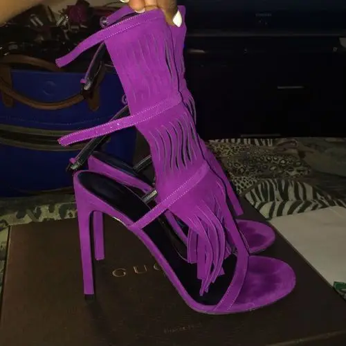 

Solid tassel sexy fashion sandals High Heels Sandals
