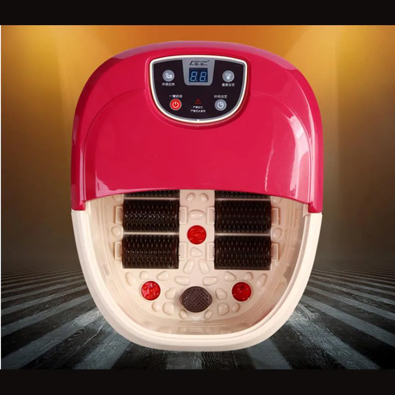 Роликовый массажер для ног шести колес оздоровительный массаж с электрическим