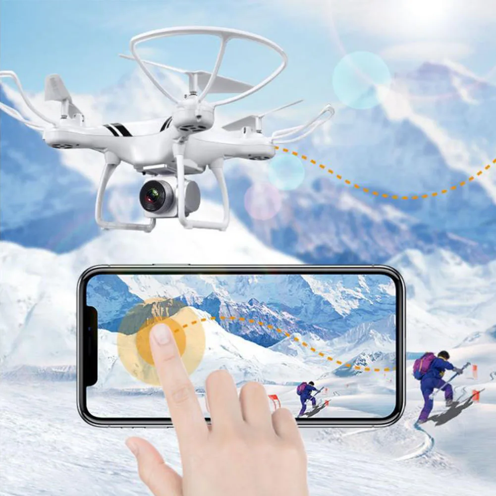 Игрушки Профессиональный Длинный полёт один ключ возврат FPV Квадрокоптер с камерой в режиме реального времени удержание высоты Gimbal пульт дистанционного управления Дрон