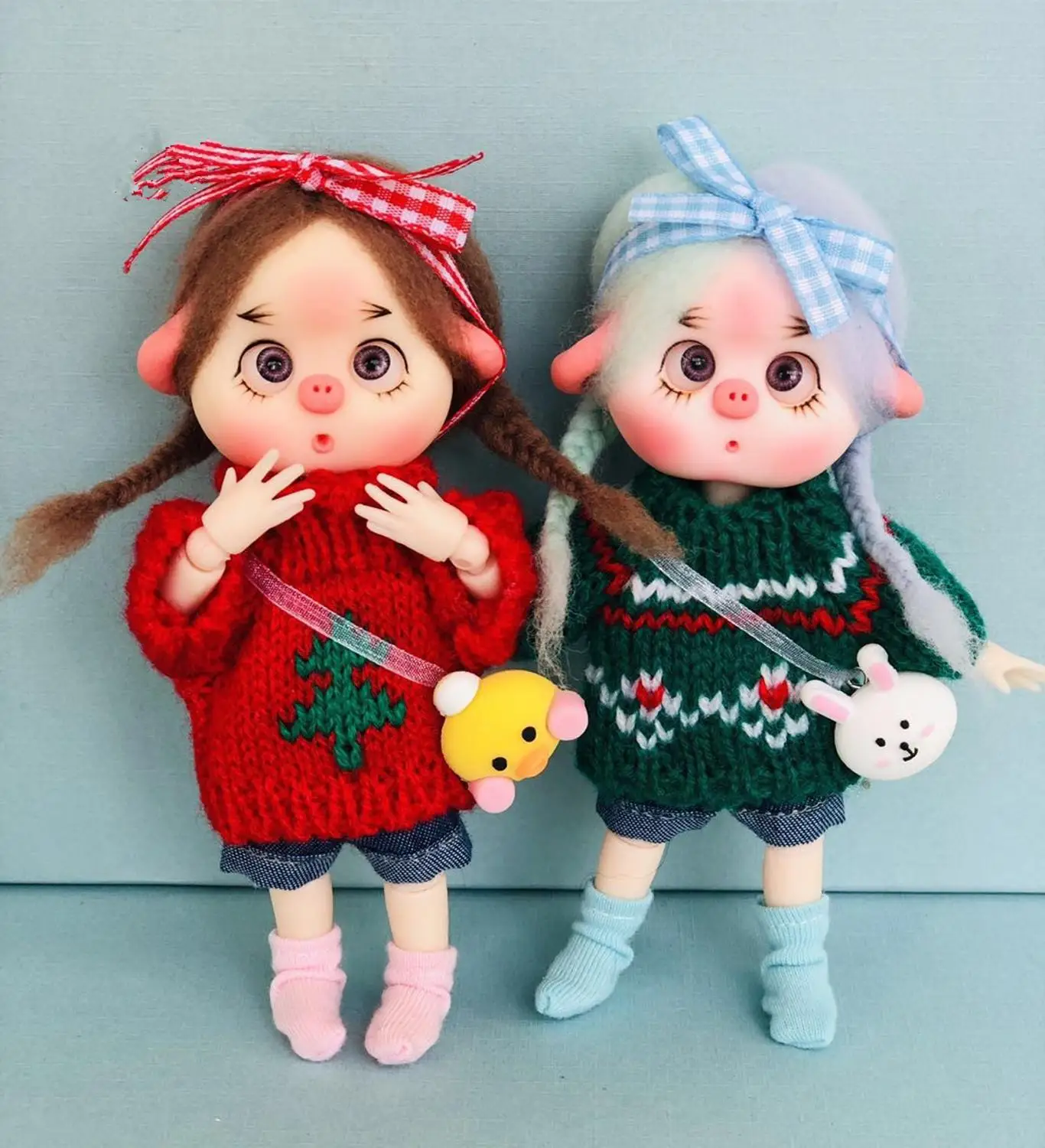 Одежда для куклы теплый свитер Obitsu11 OB11 1/12 кукольный одежда доступна кукол cu пакет