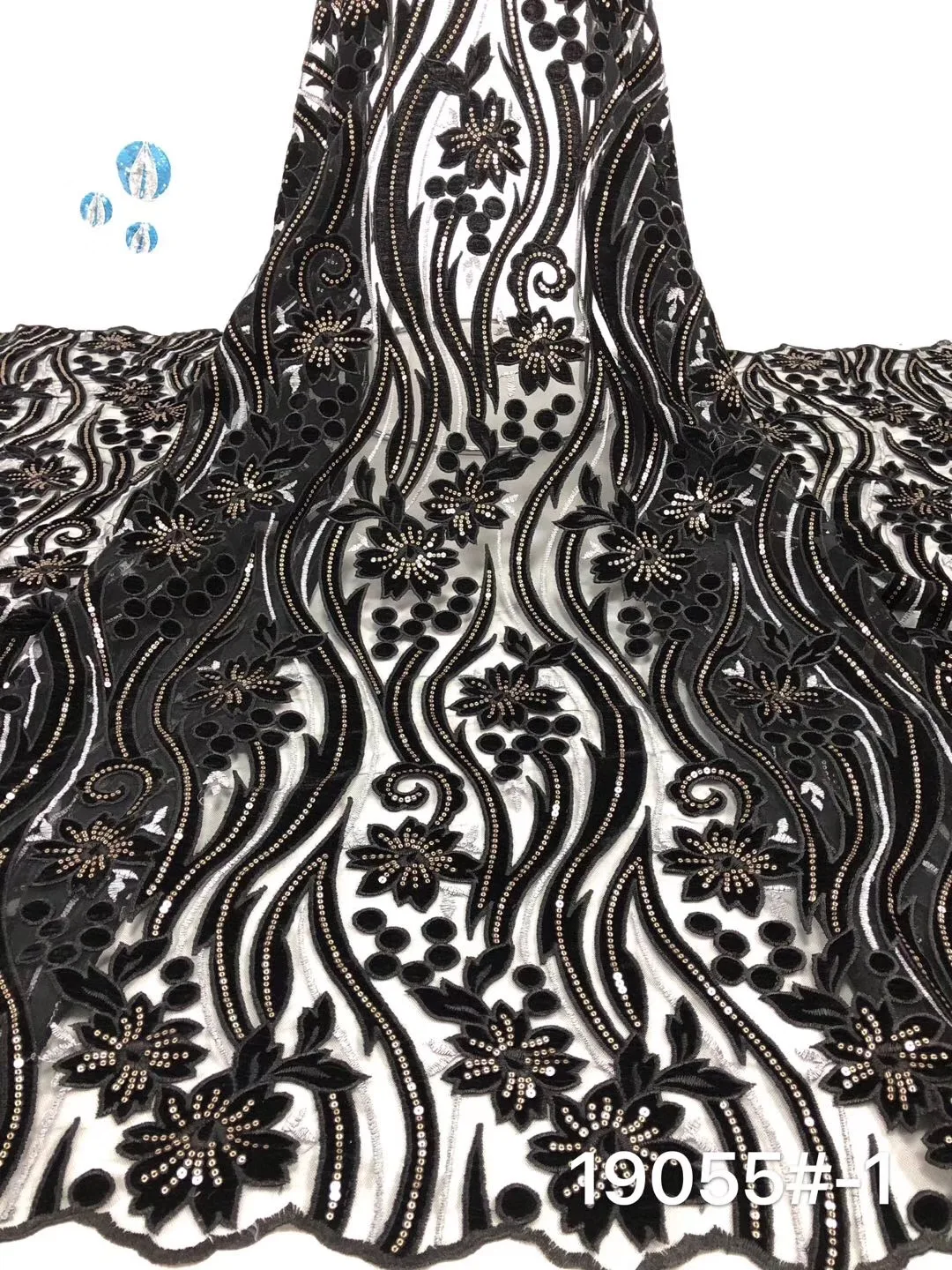 

Nigeriaanse Kant Stof 2021 Hoge Kwaliteit Kant Hot Koop Sequin Lace Stof 5yards Afrikaanse Kant Stof Voor Trouwjurk