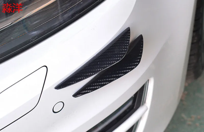 4 шт. подходит Удлинитель переднего бампера плавники тела спойлер Canards валентных