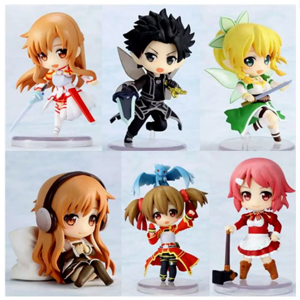 Экшн фигурки из аниме меч онлина ПВХ фигурка черного фехтовальника модель