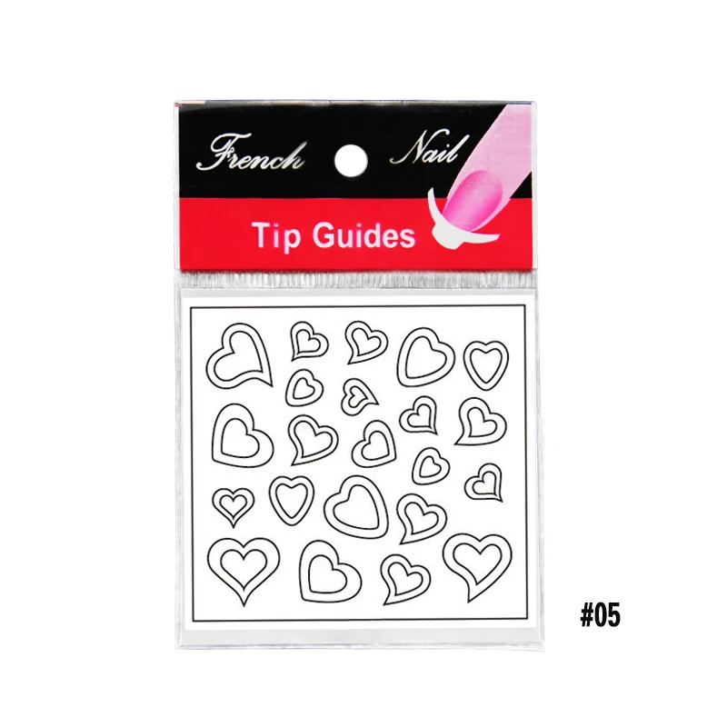 18 стикеров наклейки для ногтей дизайна круглая форма фольга французский маникюр