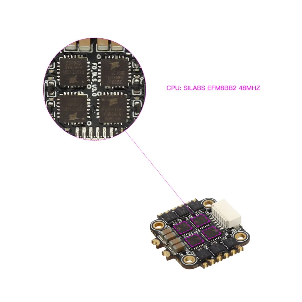 16x16 мм HGLRC 16x16 FD13A ESC BL_S 2-4s 13A 4в1 ESC RC FPV Racer Drone Запчасти для FD413 Stack Tower