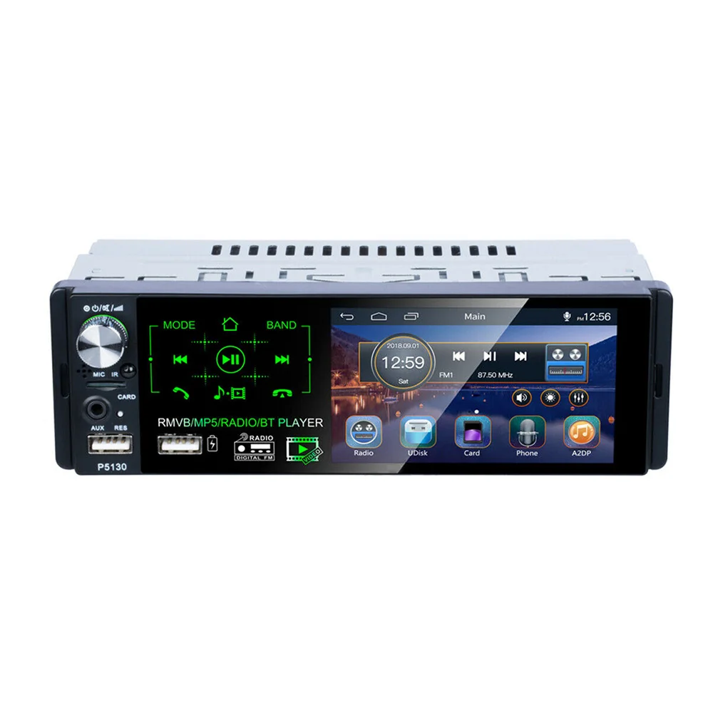 

Bluetooth in Dash Car Car Stereo HD Universal Car Radio Stereo DVD CD Player MP3 Rear View GPS Navigation MP5 P5140 Durable