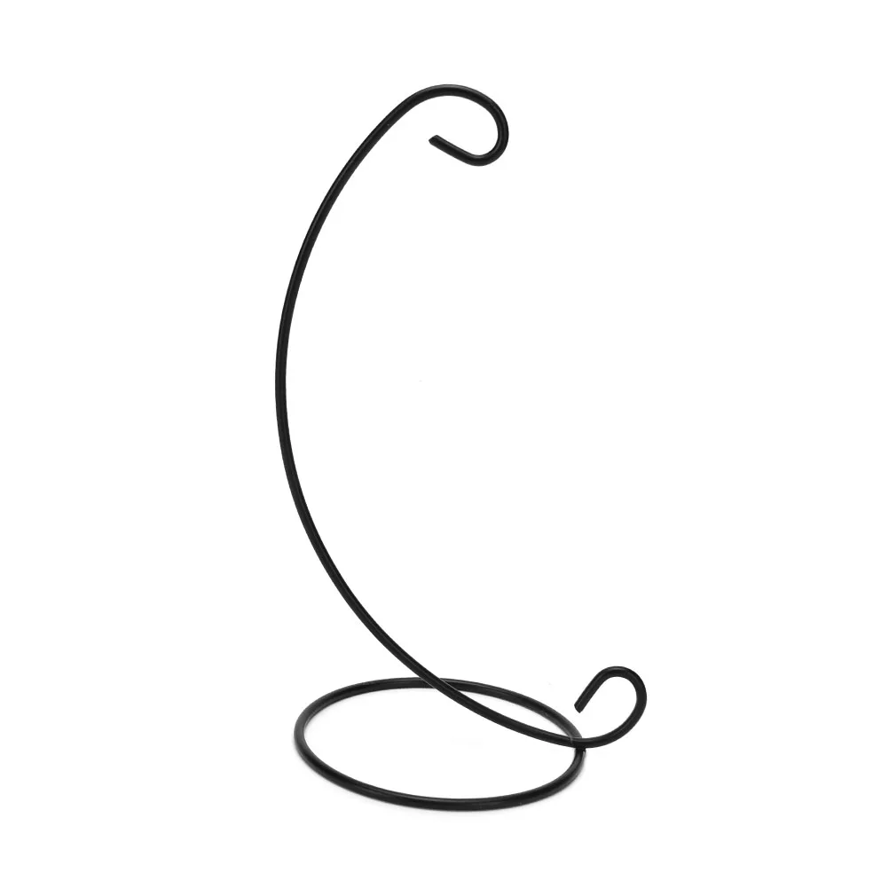 

23CM Metal Stand Air Plant Terrarium Planter Hanging Display Rack For Home Decoration Wholesale Black White