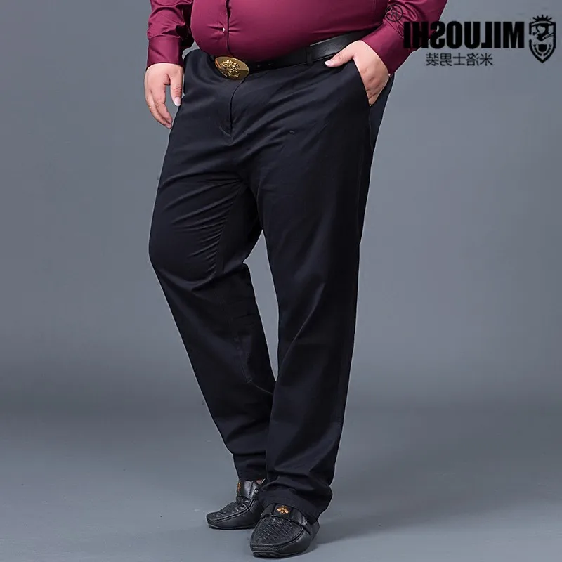 

9XL 10XL Plus 8XL size 6X New Arrival Mens Casual Business Stretch trousers regular Straight Pant Black Blue Khaki worksuit