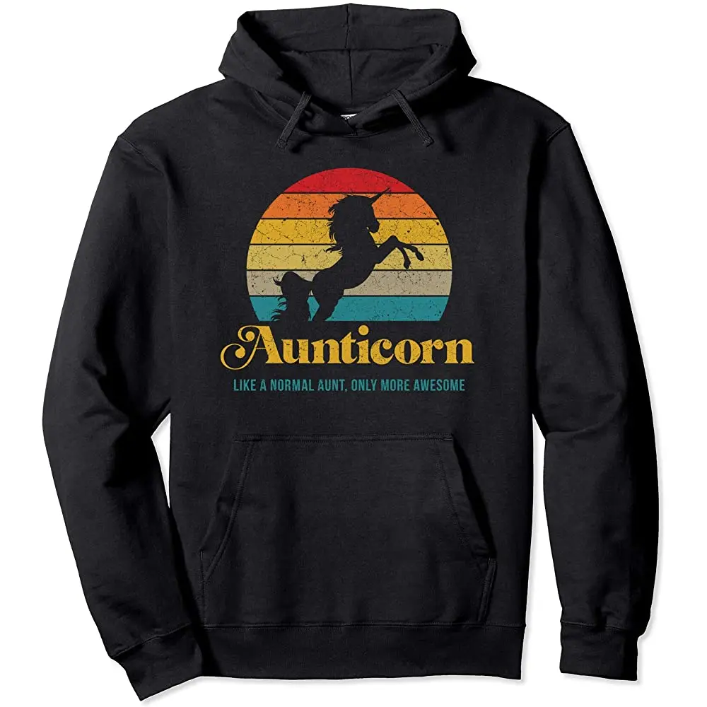 

Пуловер с капюшоном Aunticorn