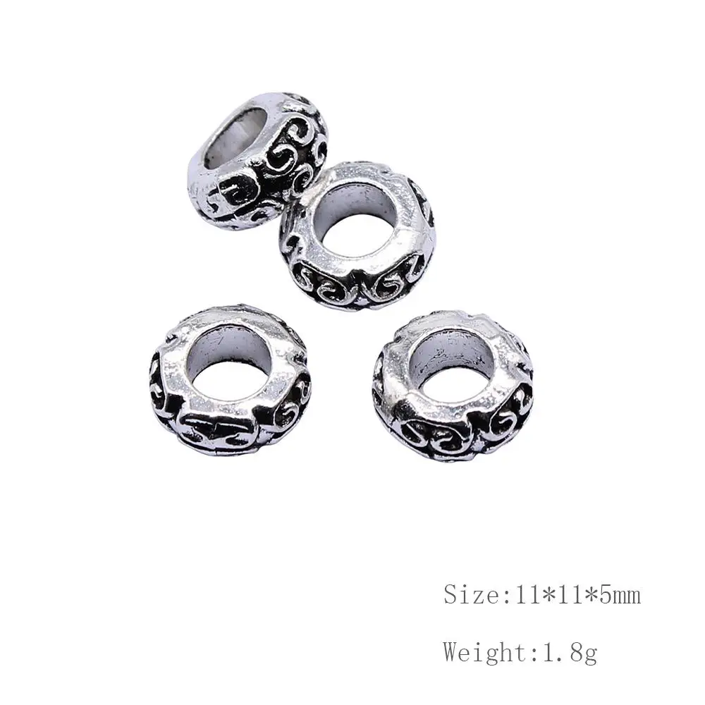 

Malzahar 15 Pieces Carved Spacer Beads Jewelry Findings Components Accessories Jewelry