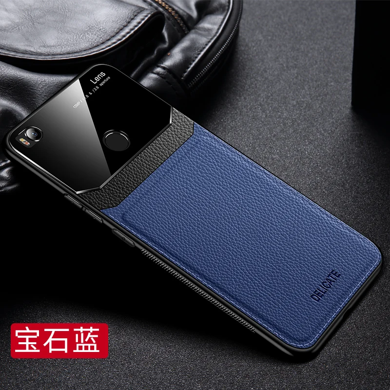 blue Для Xiaomi mi 8 9 Pro Чехол для mi 8 Lite чехол для mi 9se Max 2 3 CC9 Pro акриловое стекло анти-падение из искусственной кожи чехол - Цвет: blue