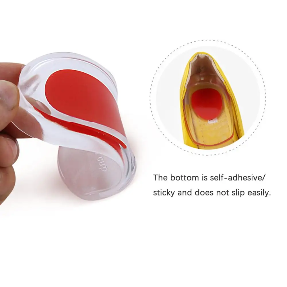 Мягкие силиконовые гелевые стельки 1 пара подушечки для поддержки пятки уход за