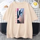 Футболка женская летняя с коротким рукавом, круглым вырезом и принтом