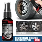 Очиститель колес, 30 мл, средство для удаления ржавчины на автомобильных шинах, диски, удаление ржавчины, антисептический спрей, ингибитор ржавчины, для чистки автомобилей