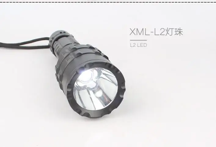 

Cross-border USB rechargeable flashlight with fixed focus and long-range L2 flash light flashlight mini flashlights