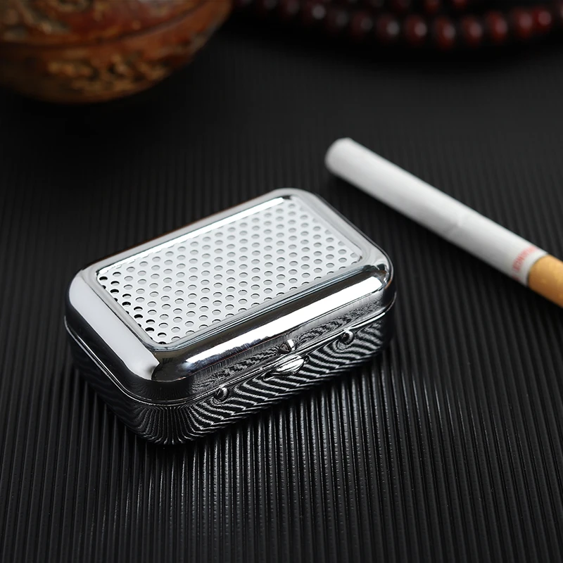 

Portable Ashtray Outdoor Travel Street Mini Ashtray Stainless Steel Sealed Ash tray Pocket Ashtray Smoking Accessories
