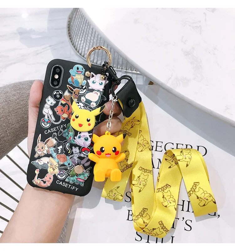 SAM S10 Единорог ремешок мягкий ТПУ чехол для телефона для samsung S10 plus/S10lite S9 S9P S8 S8p Note 8/9 держатель Чехол+ игрушка+ ремни