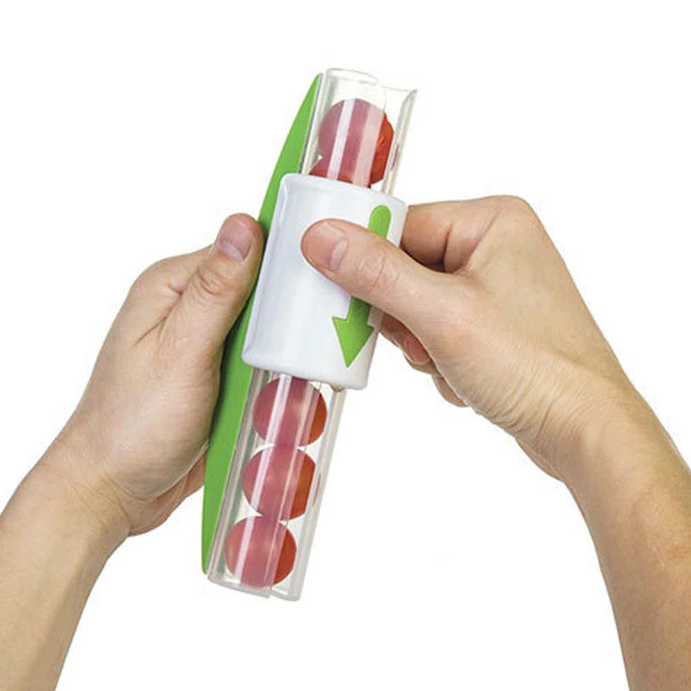 

Fruit Grips Grape Zip Slicer Tomato Cutter Vegetable Fruit Cutter Kitchen Tool