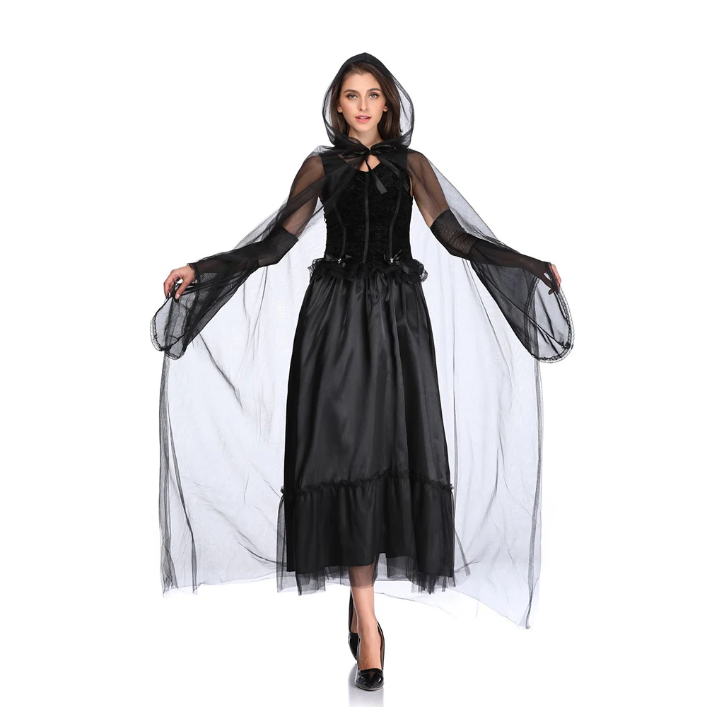 Страшные костюмы для женщин костюм вампира на Хеллоуин Призрак Одежда невесты
