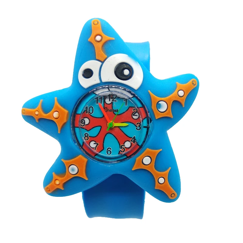 3D Морская звезда детские часы с пятиконечным узором Детские для девочек Подарки