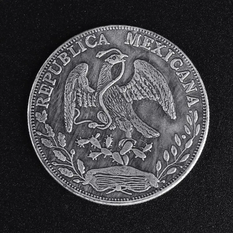 

1882 Mexican ancient Commemorative Coin Antique Imitation Handicraft Home Decor