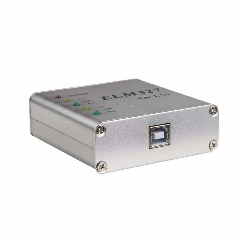ELM327 USB металлический алюминиевый ELM 327 металлический чехол Elm 327 USB V1.5/V1.5a Поддержка всех OBD2 OBDII протоколов автомобильный диагностический сканер